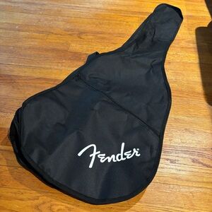 Fender Black soft (no padding) gig Bag with back pack straps